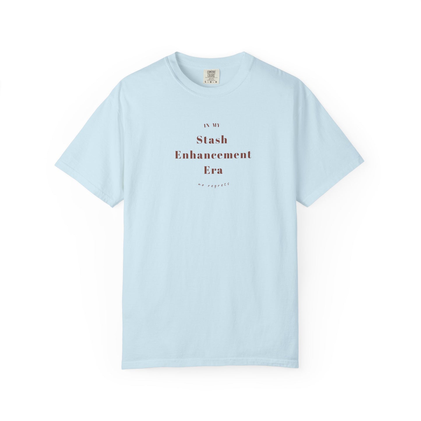 "In My Stash Enhancement Era No Regrets" Funny Knitting T-Shirt