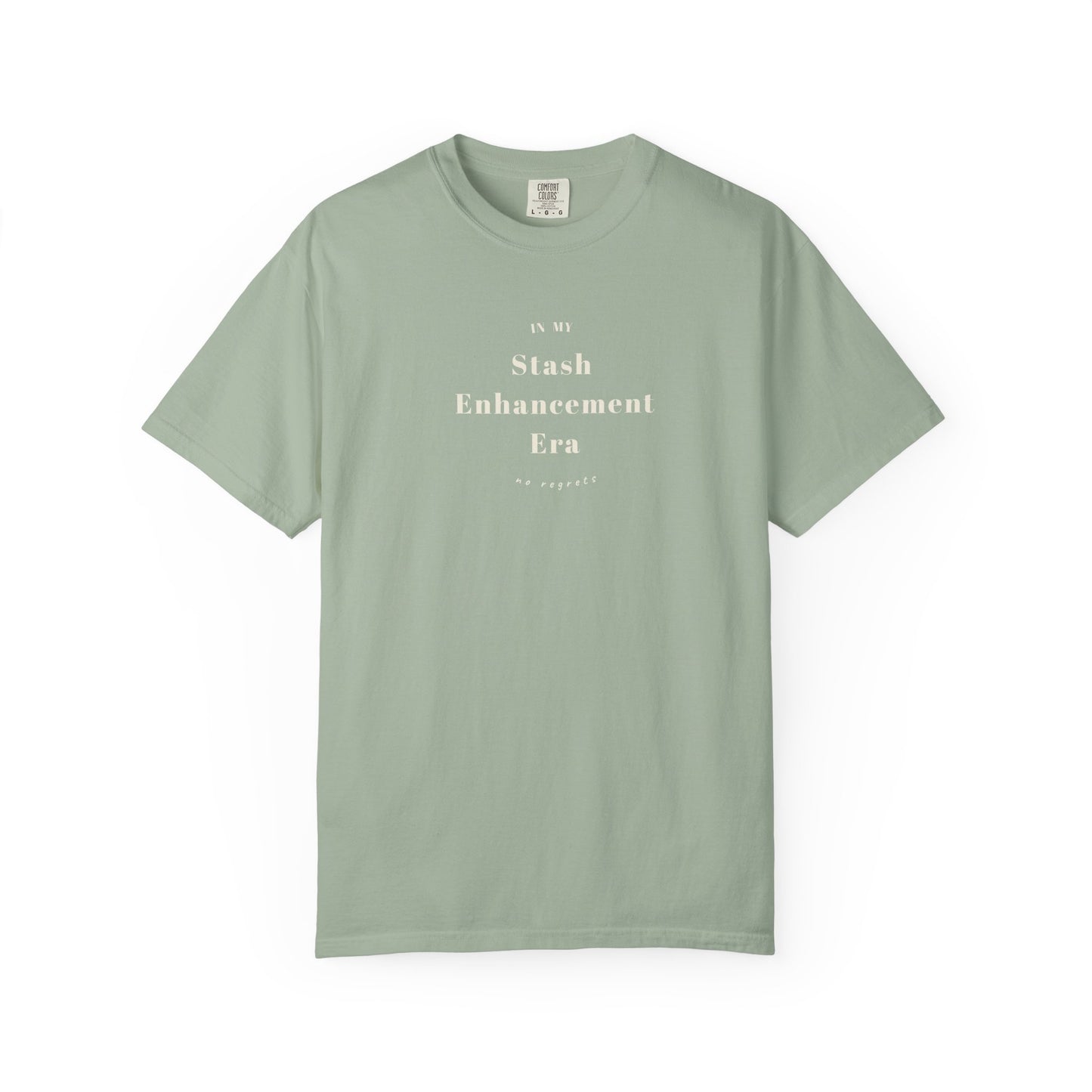 "In My Stash Enhancement Era No Regrets" Funny Knitting T-Shirt
