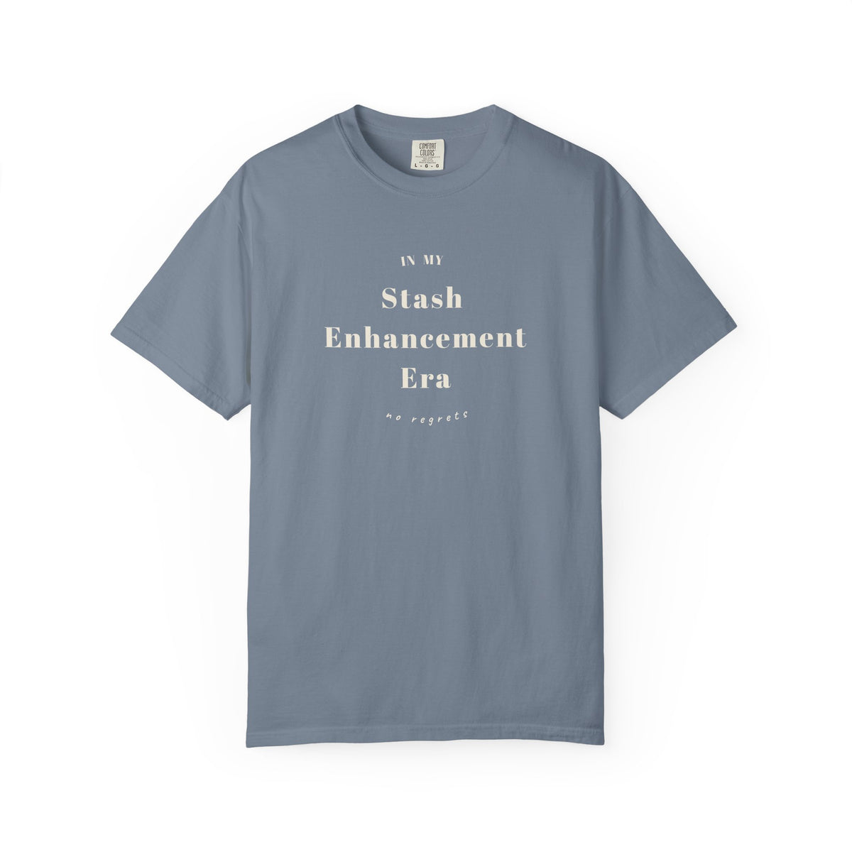 "In My Stash Enhancement Era No Regrets" Funny Knitting T-Shirt