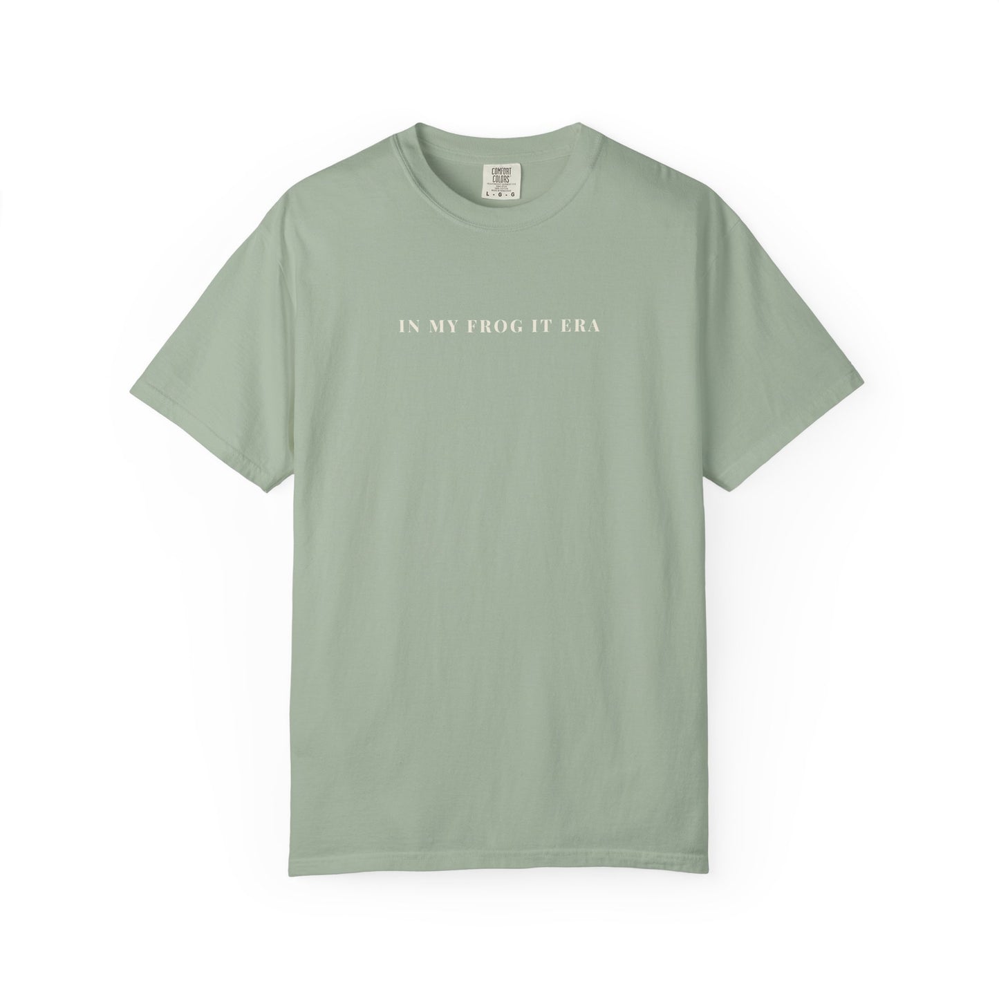 "In My Frog It Era funny knitting t-shirt bay Comfort Colors 1717"