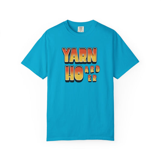 "Yarn Hoarder" Retro Knitting T-Shirt | Comfort Colors 1717