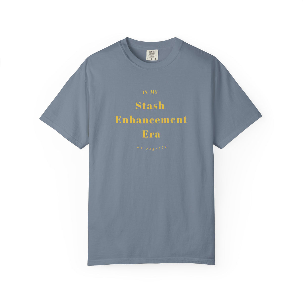 "In My Stash Enhancement Era No Regrets" Funny Knitting T-Shirt